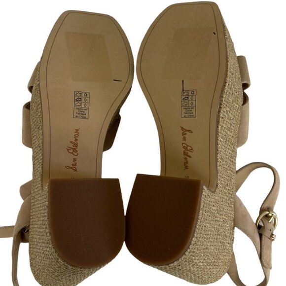NEW Sam Edelman Trianna2 Sandals Platform Revolve Size 10 Suede Y2K 90s Wedges - Picture 10 of 11